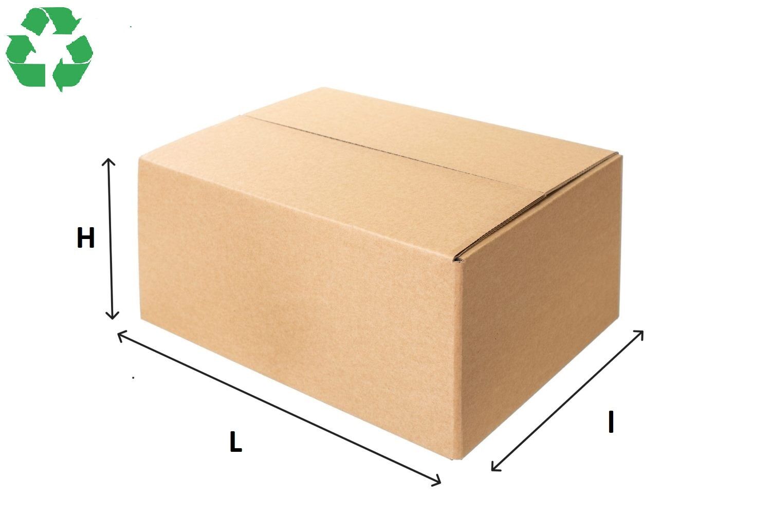 Cutie din carton tip bax 29x23x14cm, 290x230x140mm, carton ondulat natur CO3 (3 straturi)