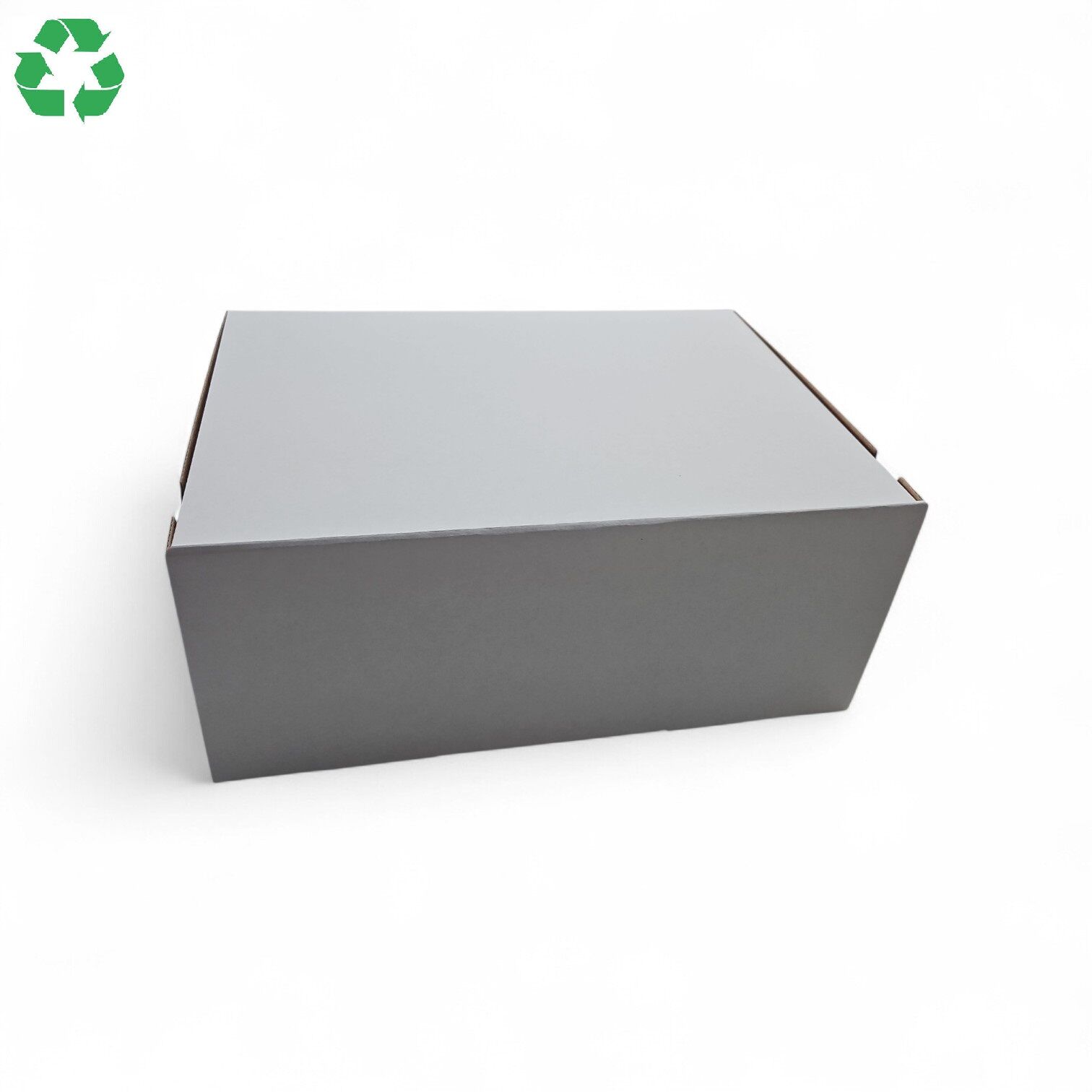 Cutie din carton cu autoformare 34.5x24.5x14.5cm, 345x245x145mm, carton alb microondulat - imagine 2